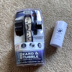 New: WAHL Beard & Stubble rechargeable trimmer & deodorant